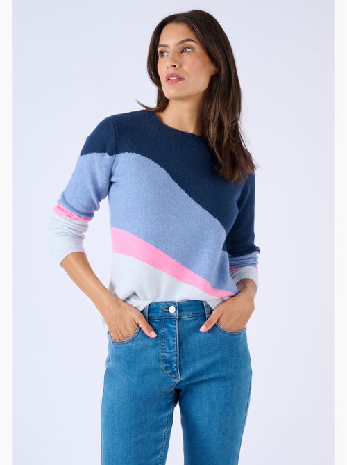 Pull jeu de couleurs - Damart - Kiabi