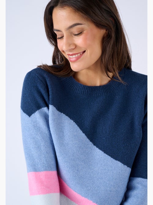 Pull jeu de couleurs - Damart - Kiabi