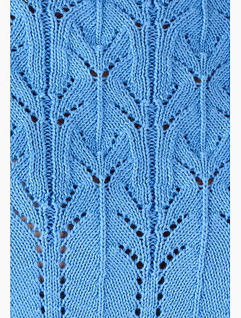 Pull jeu de maille ajourée - Damart