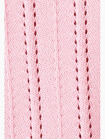 Pull jeu de maille ajourée - Damart