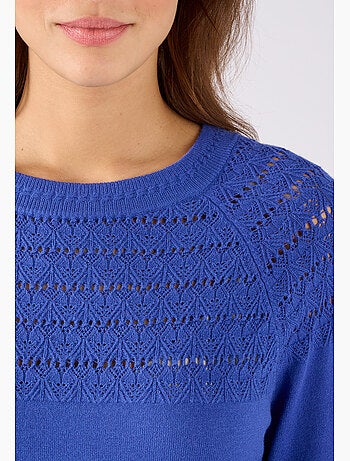 Pull jeu de maille fantaisie - Damart