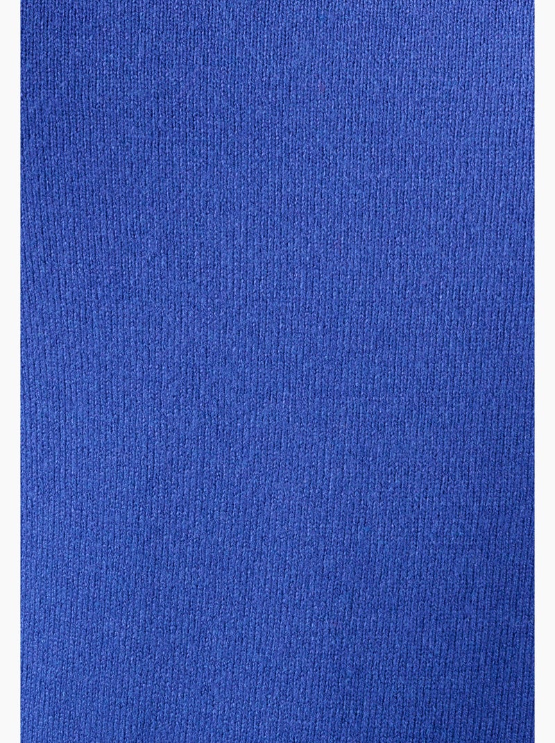 Pull jeu de maille fantaisie - Damart Bleu impérial - Kiabi