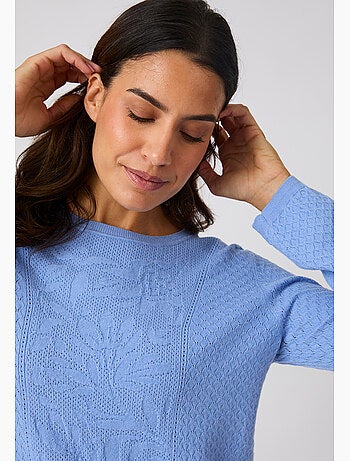 Pull jeu de maille fantaisie - Damart