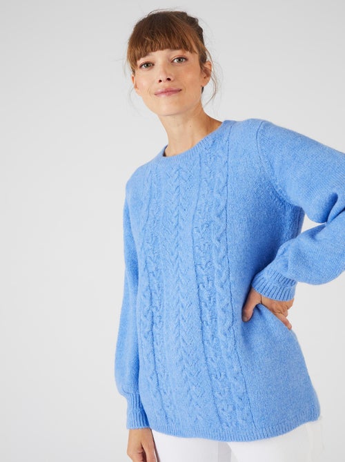 Pull jeu de maille fantaisie Thermolactyl - Damart - Kiabi