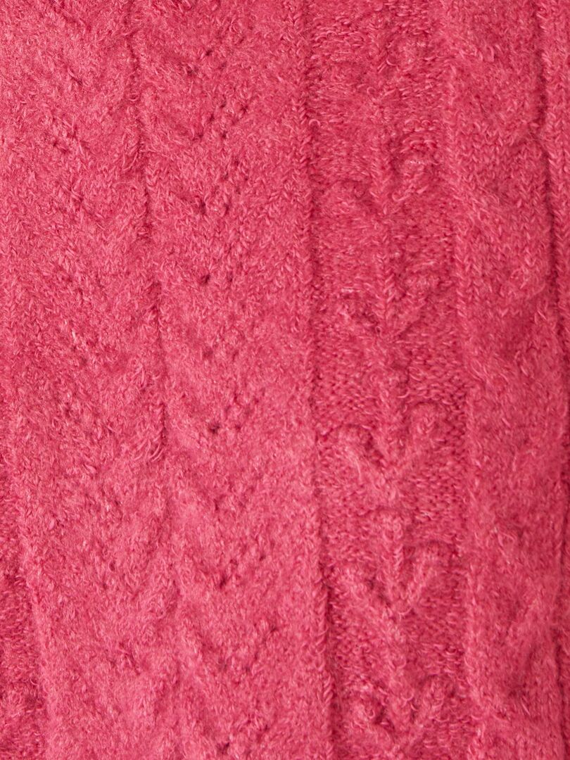Pull Femme Damart - Maille Fantaisie, Col Rond, Manches Longues, 100% Polyester - 7