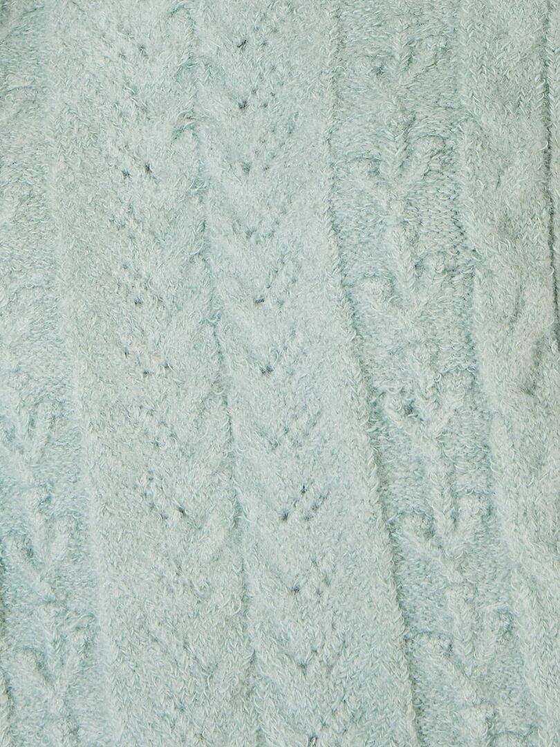 Pull Femme Maille Ajourée Thermolactyl Damart - Col Tunisien, Manches Longues - Chaleur Et Style