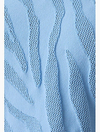 Pull jeu de maille motif zébré - damart