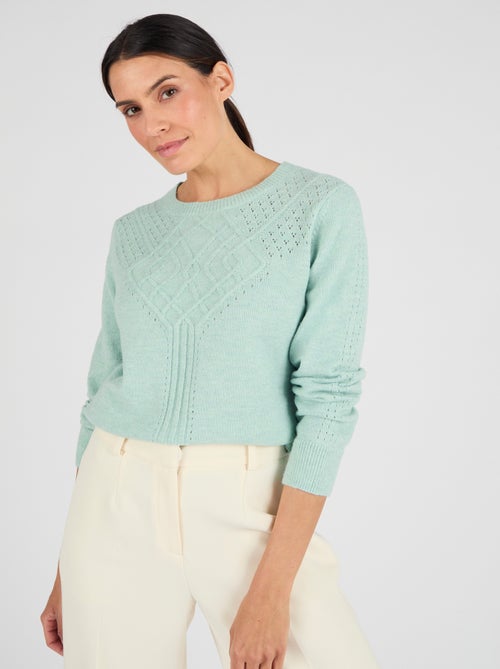 Pull jeu de points Thermolactyl - Damart - Kiabi