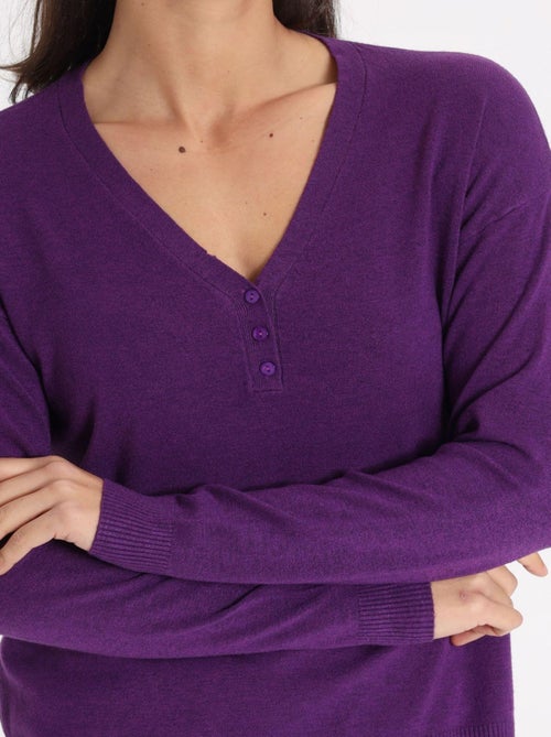 Pull Jool  | Gerard Pasquier Avec Col V | Gerard Pasquier - Kiabi
