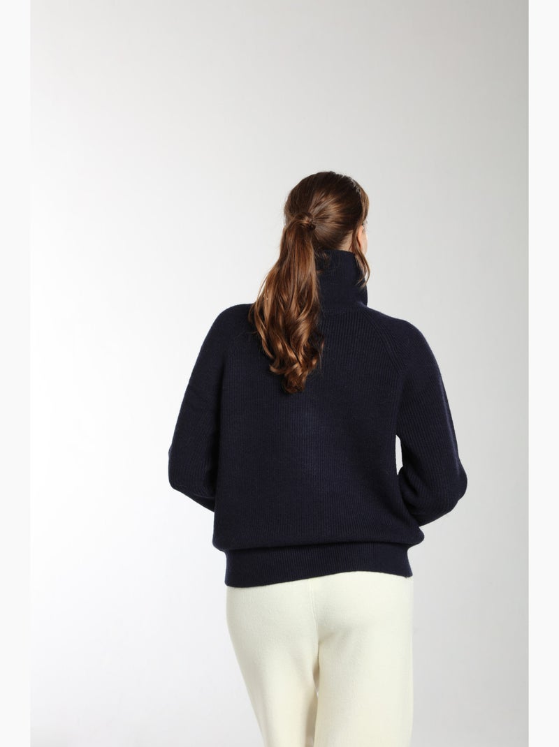 Pull Jorg  | Gerard Pasquier Avec Col Camionneur | Gerard Pasquier Bleu marine - Kiabi
