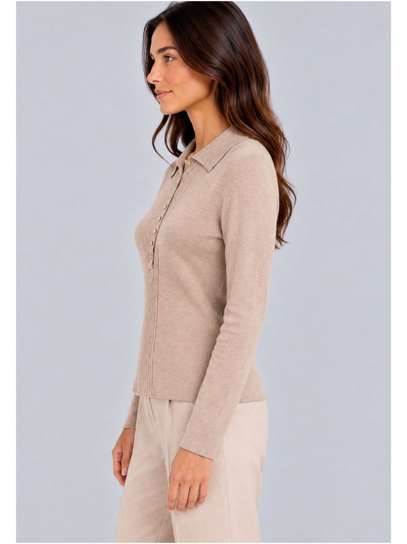 Pull kebello Beige - Kiabi