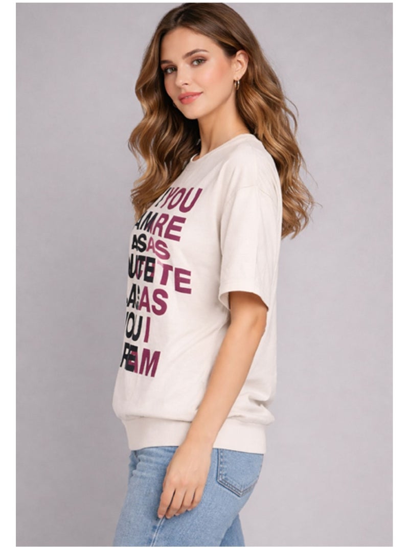 Pull Kebello Beige - Kiabi