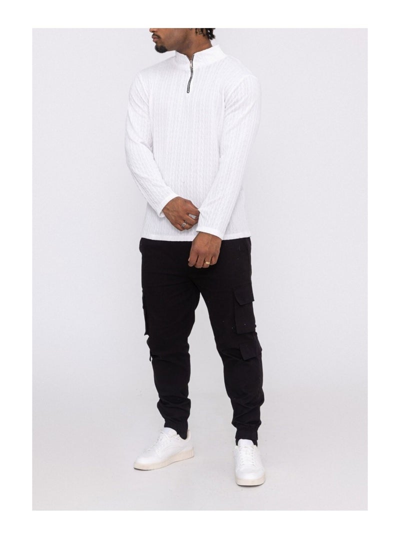 Pull Kebello Blanc - Kiabi
