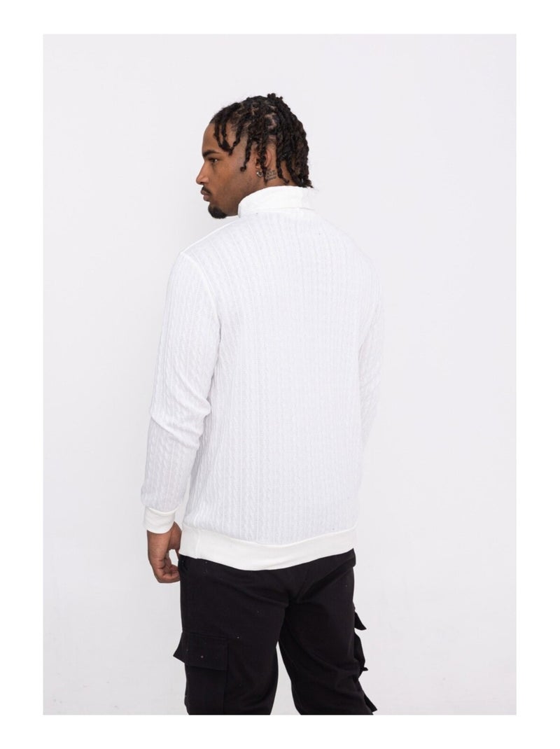 Pull Kebello Blanc - Kiabi