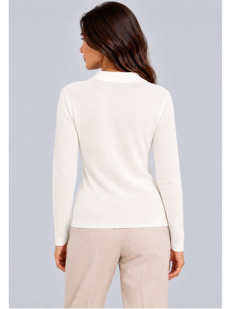 Pull kebello Blanc - Kiabi