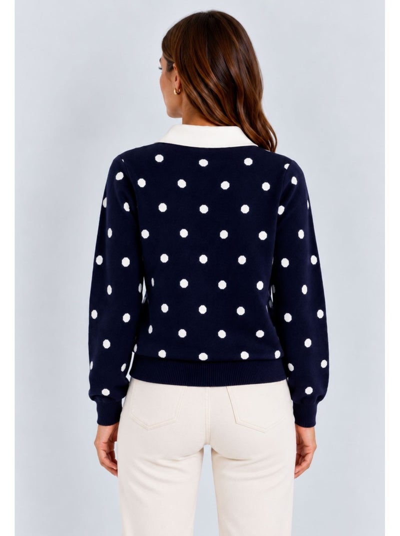 Pull kebello Bleu marine - Kiabi