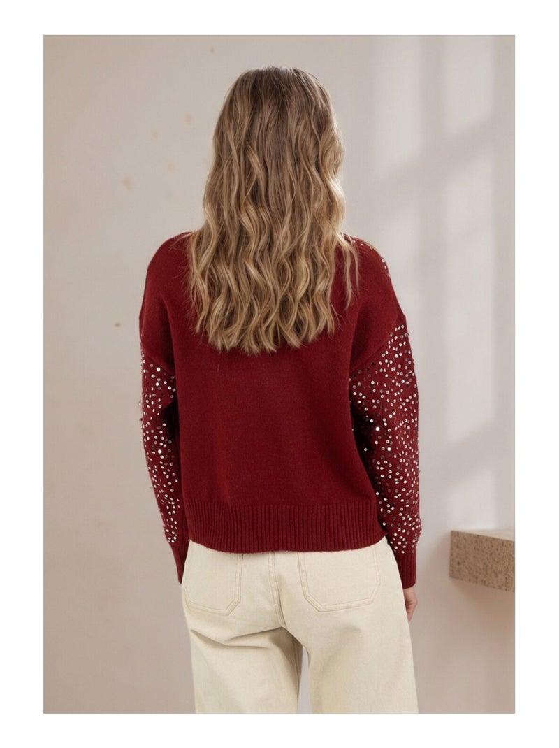 Pull Kebello Bordeaux - Kiabi