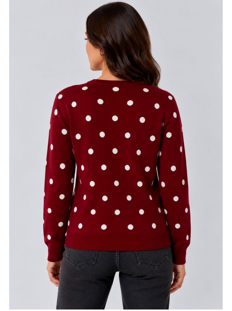 Pull kebello Bordeaux - Kiabi