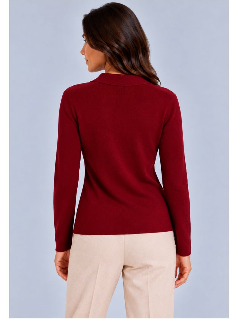 Pull kebello Bordeaux - Kiabi
