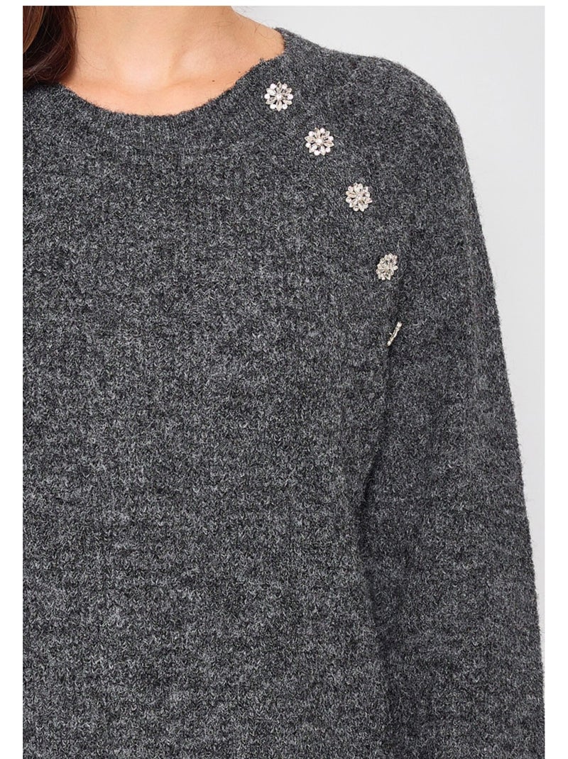 Pull Kebello gris anthracite - Kiabi