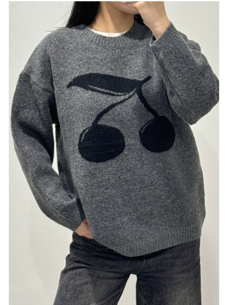 Pull Kebello gris anthracite - Kiabi