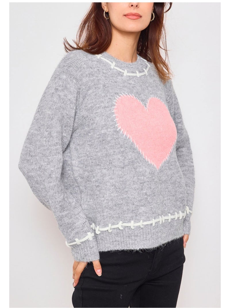 Pull Kebello Gris - Kiabi