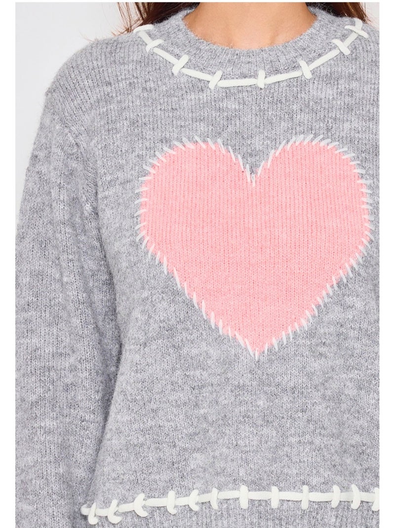 Pull Kebello Gris - Kiabi