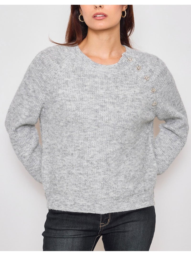 Pull Kebello Gris - Kiabi