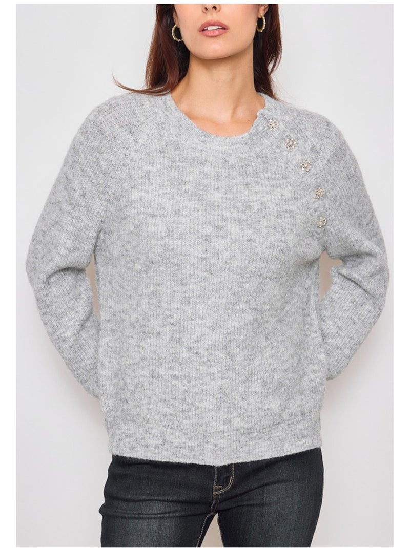 Pull Kebello Gris - Kiabi