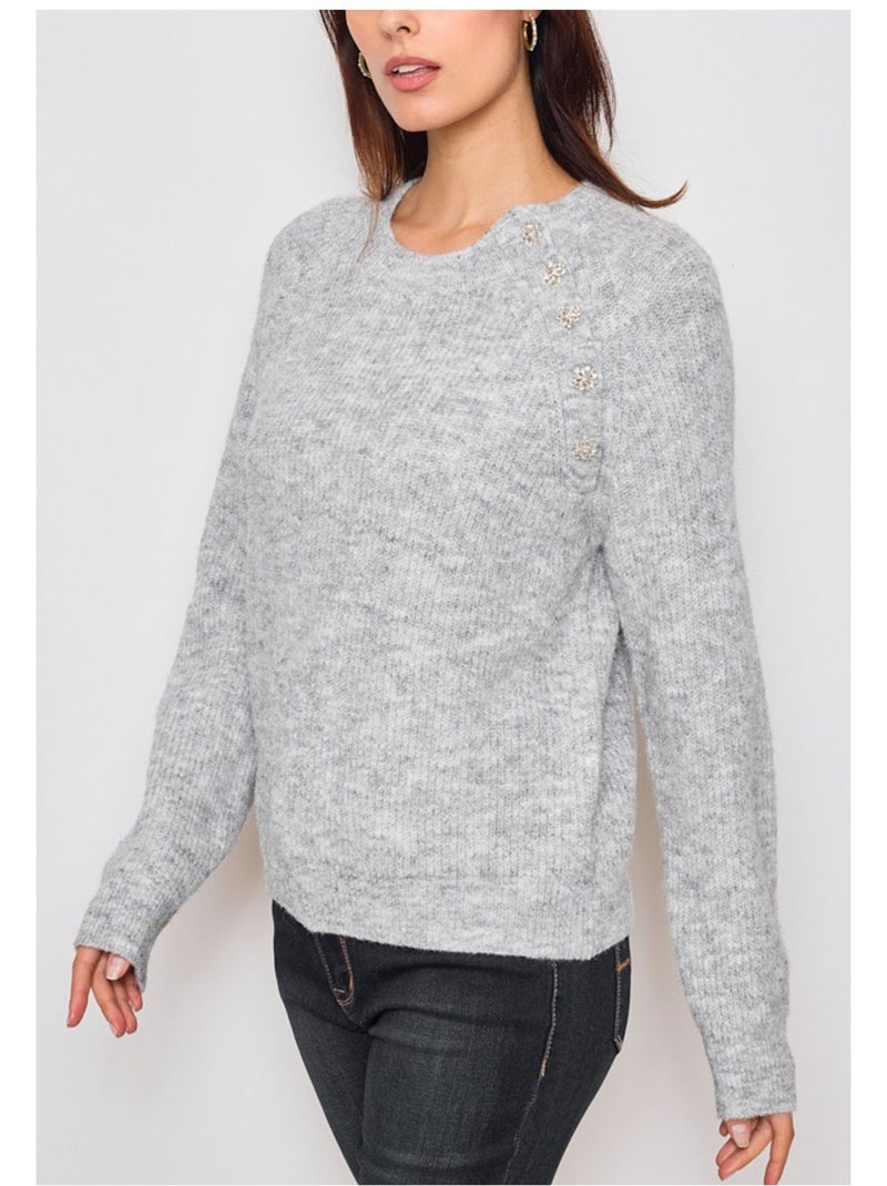 Pull Kebello Gris - Kiabi