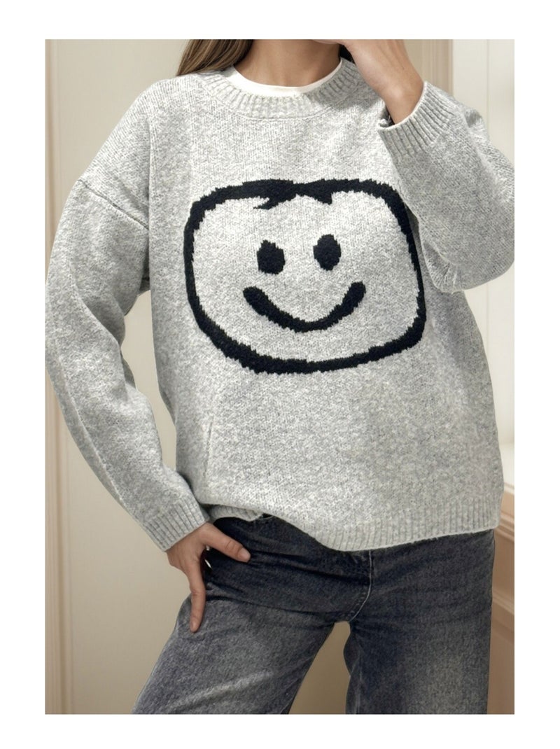 Pull Kebello Gris - Kiabi