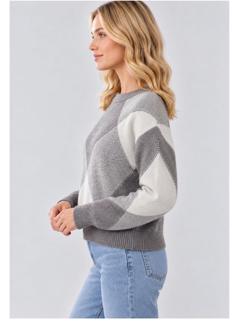 Pull kebello Gris - Kiabi