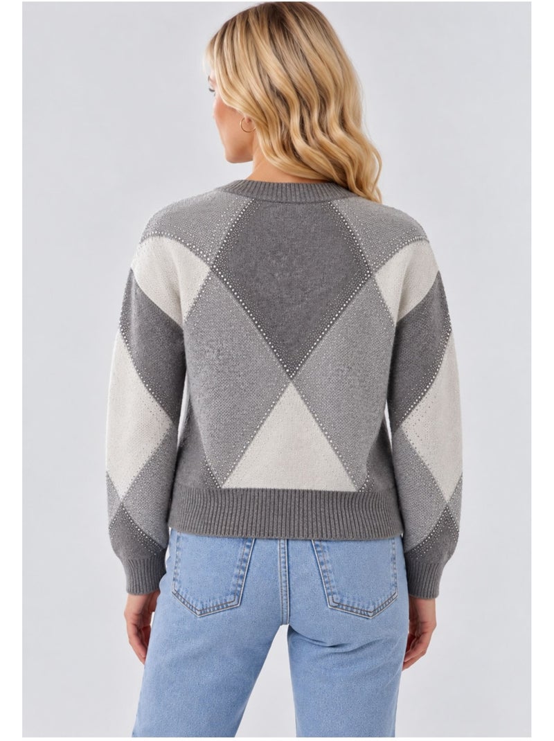 Pull kebello Gris - Kiabi