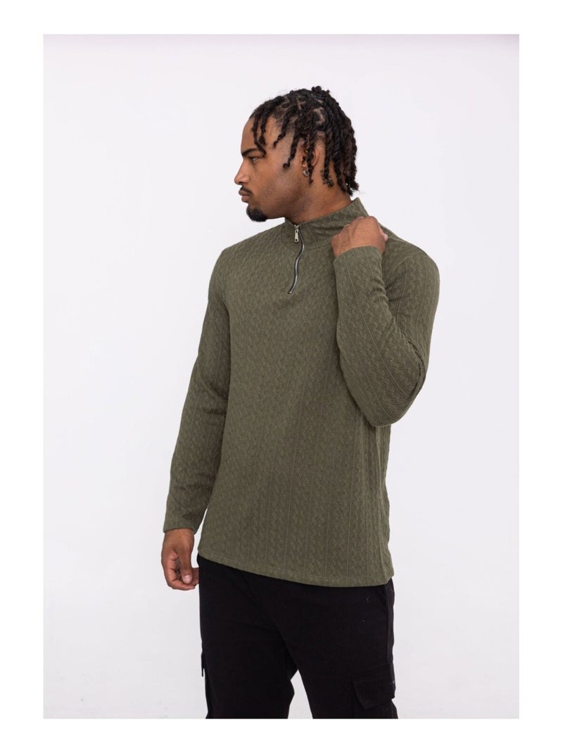 Pull Kebello Kaki - Kiabi