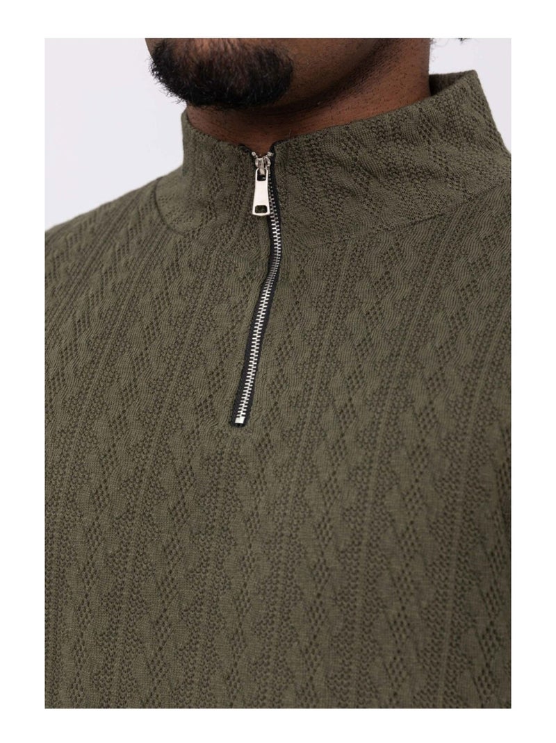 Pull Kebello Kaki - Kiabi