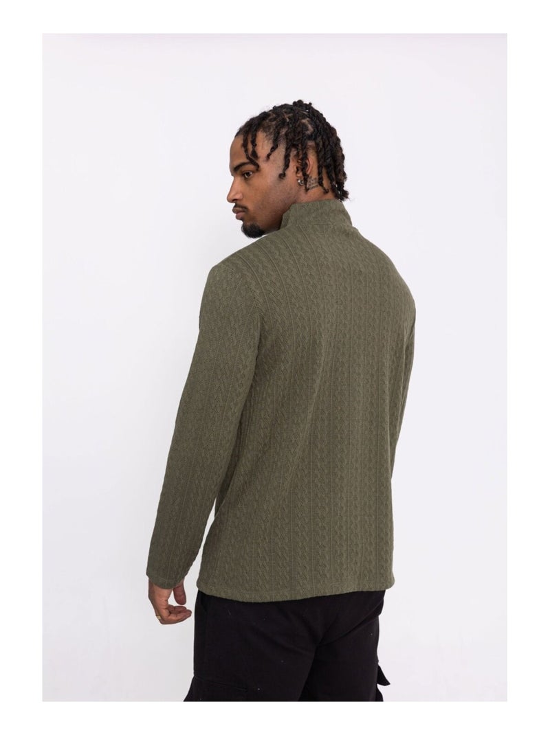 Pull Kebello Kaki - Kiabi