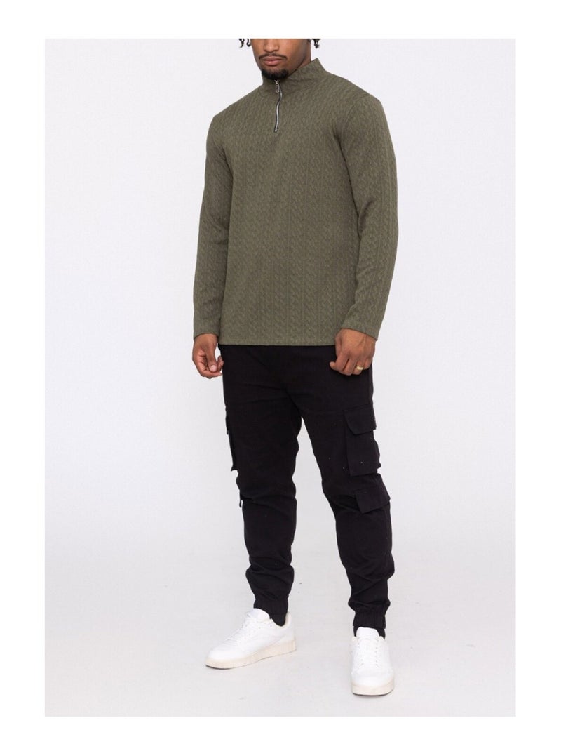 Pull Kebello Kaki - Kiabi