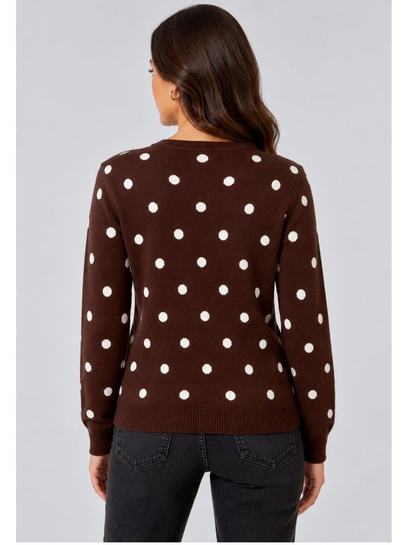 Pull kebello Marron - Kiabi
