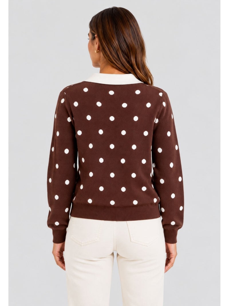 Pull kebello Marron - Kiabi
