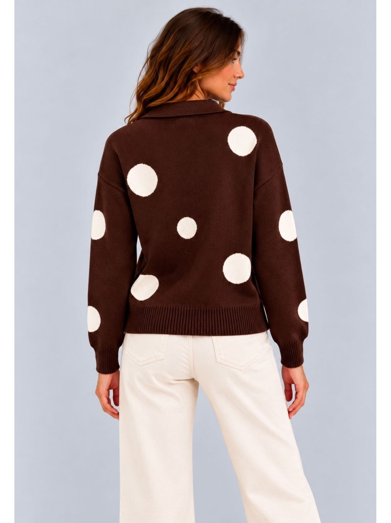 Pull kebello Marron - Kiabi