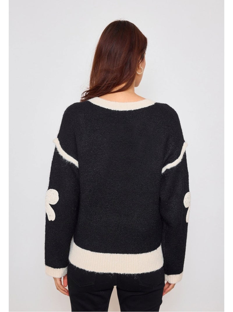 Pull Kebello Noir Noir - Kiabi