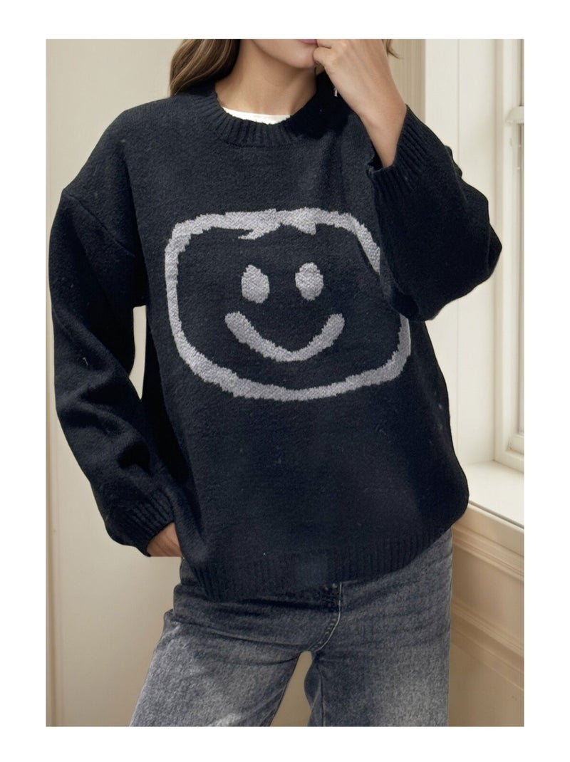 Pull Kebello Noir Noir - Kiabi
