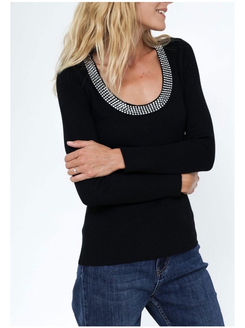 Pull Kebello Noir Noir - Kiabi