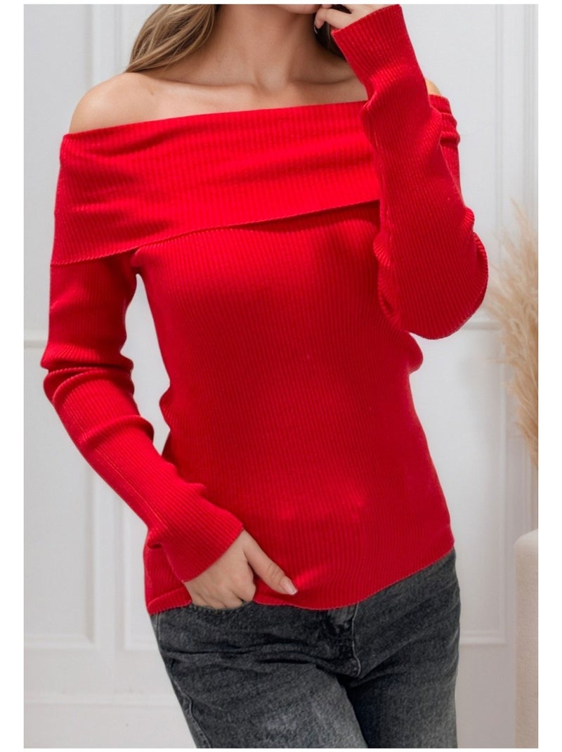Pull Kebello Rouge - Kiabi