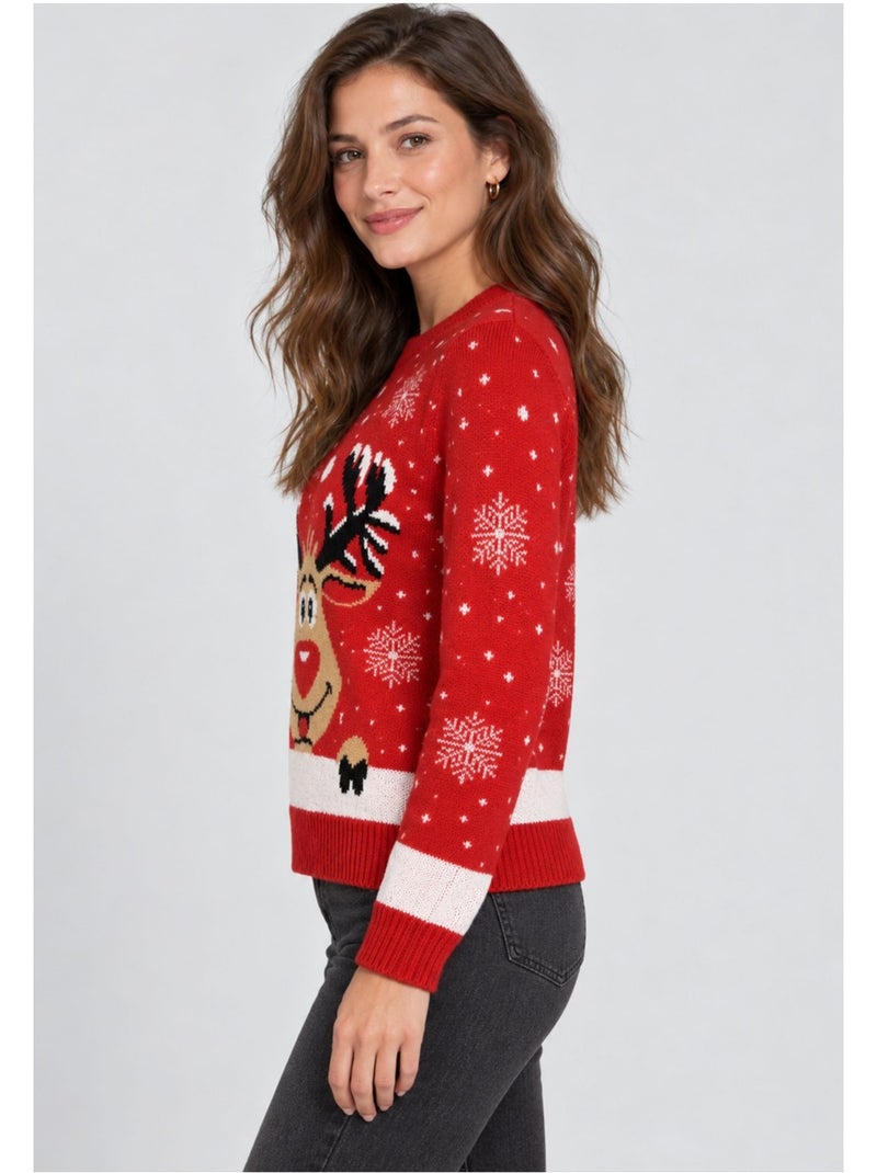 Pull kebello Rouge - Kiabi