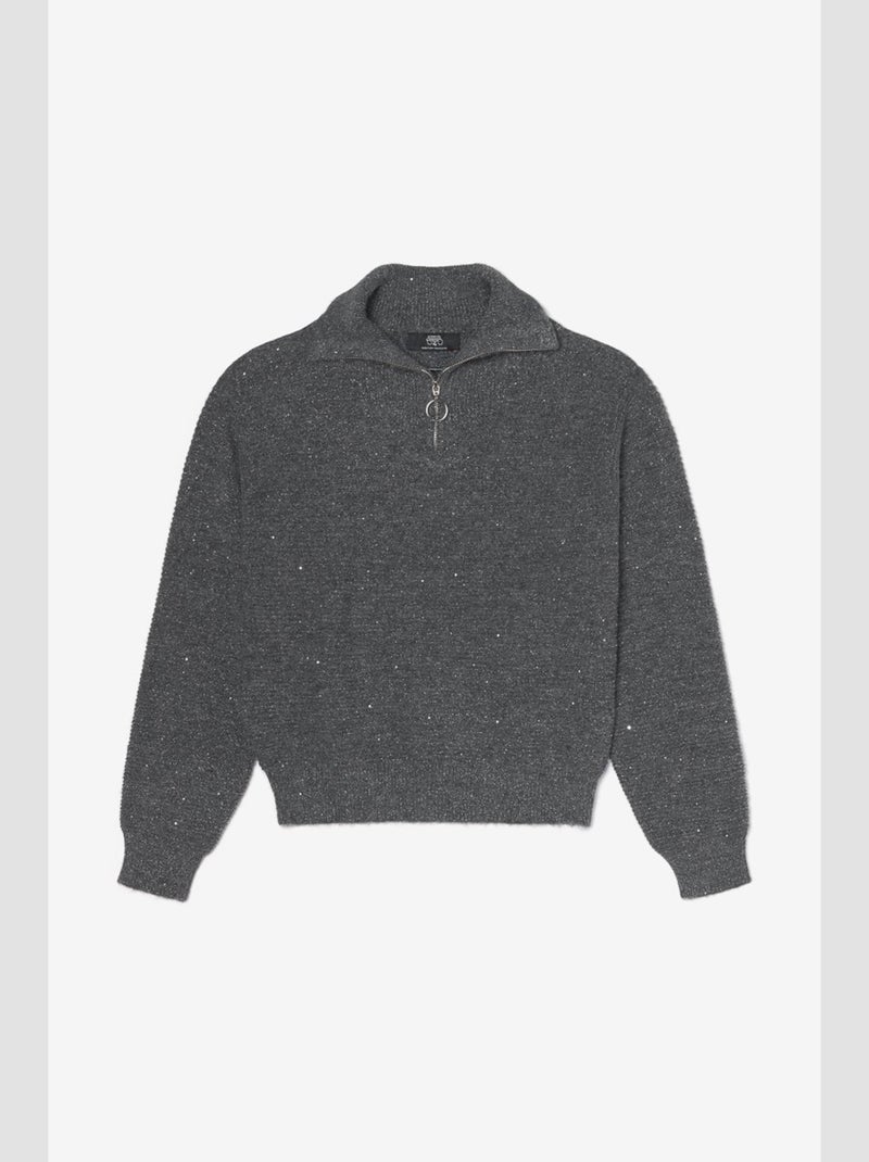 Pull KRISTING 'Le Temps Des Cerises' Gris - Kiabi