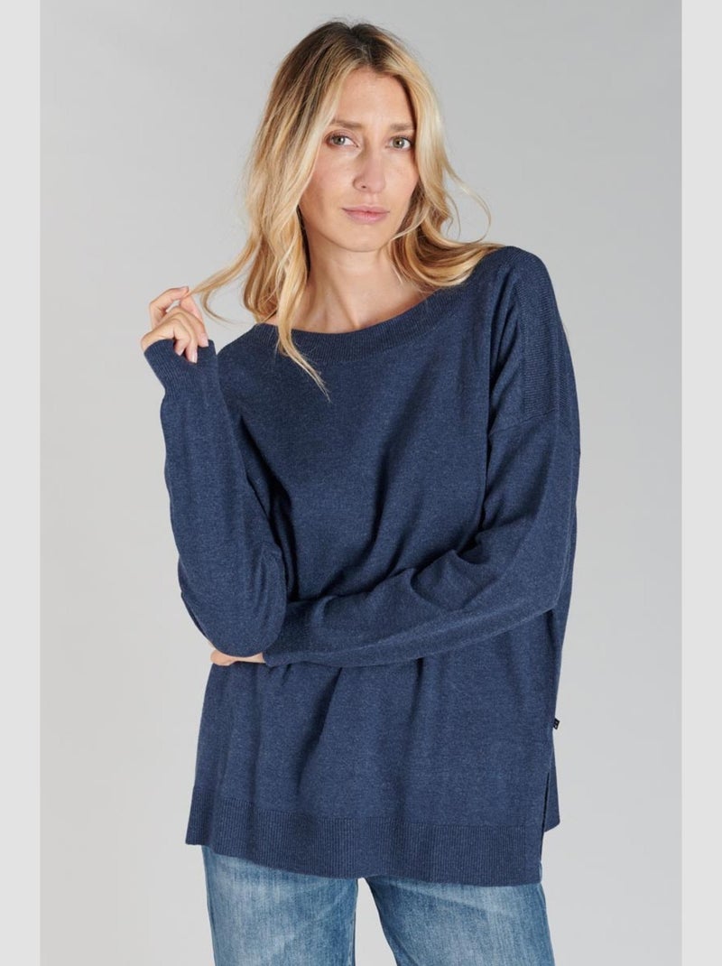 Pull KSENIA 'Le Temps Des Cerises' Bleu - Kiabi