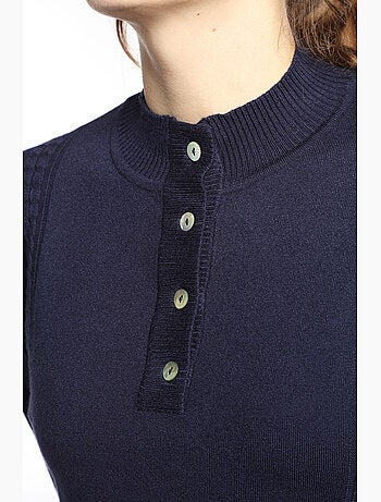 Pull Lady | Gerard Pasquier Avec Col Pattes De Boutonnière | Gerard Pasquier