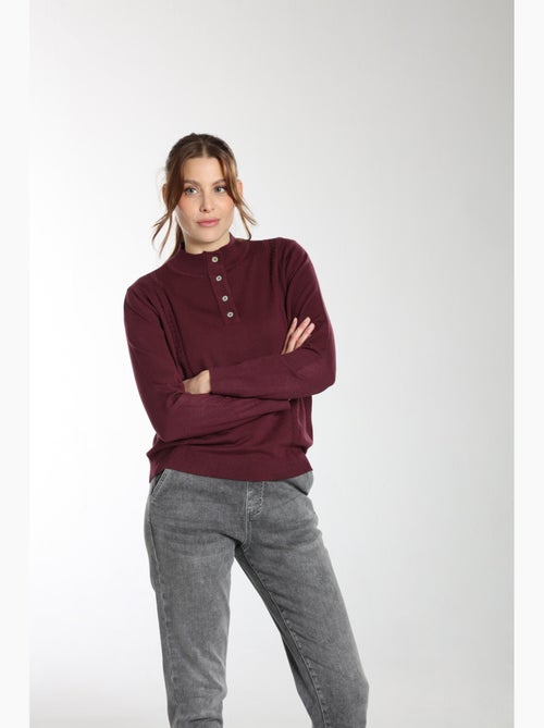 Pull Lady  | Gerard Pasquier Avec Col Pattes De Boutonnière | Gerard Pasquier - Kiabi