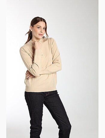 Pull Lady | Gerard Pasquier Avec Col Pattes De Boutonnière | Gerard Pasquier